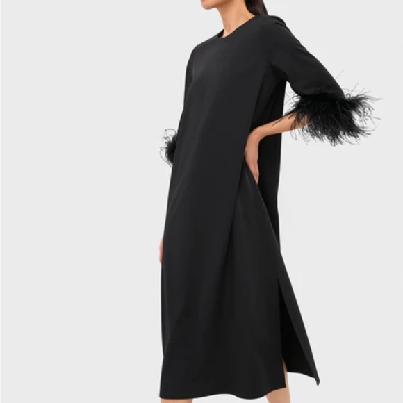 Tuckernuck Dresses & Skirts - Tuckernuck Black Feather Jamie Midi Dress